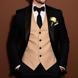 MEN SUIT - Men Black Suit - Men Wedding Suit - Men Wedding Gift - Three Piece Suit - Gift For Men - Slim Fit Suit - Suit For Men
