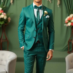 GROOM WEAR SUIT - Men Wedding Suit - Men Wedding Gift - Three Piece Suit - Gift For Men - Slim Fit Suit - Men Suit