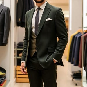 PAK VOOR HEREN - Trouwpak heren - Huwelijkscadeau heren - Driedelig pak - Cadeau voor mannen - Slim fit pak - Pak voor mannen - Bruidegomkleding