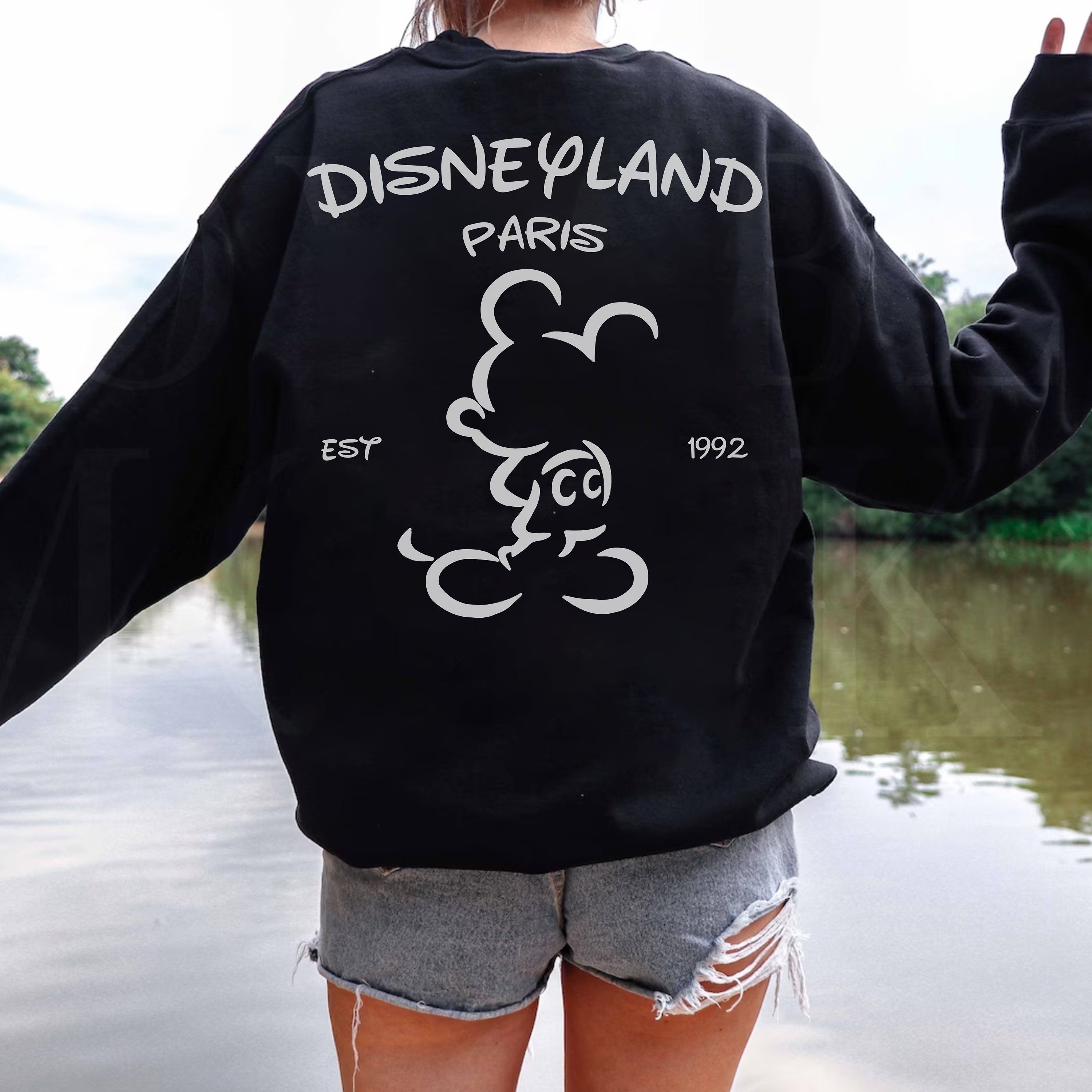 Disneyland Paris sudadera Minnie Parisienne para mujer