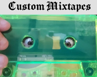 Custom Mixtape Cassettes - Spotify - Soundcloud - Youtube - MP3 - WAV - FLAC