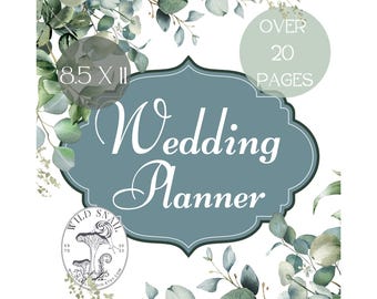 Il wedding planner / Organizzatore di matrimoni stampabile per una festa senza stress