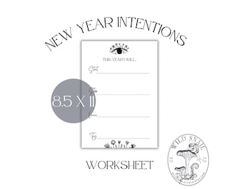 Foglio di lavoro sulle intenzioni per il nuovo anno: spunti di riflessione (PDF)
