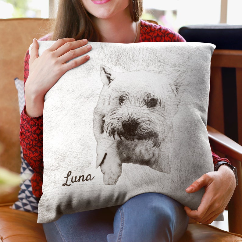 Custom Animal Pillow Pet Photo Pillow for Dog Lovers Customized Pillow