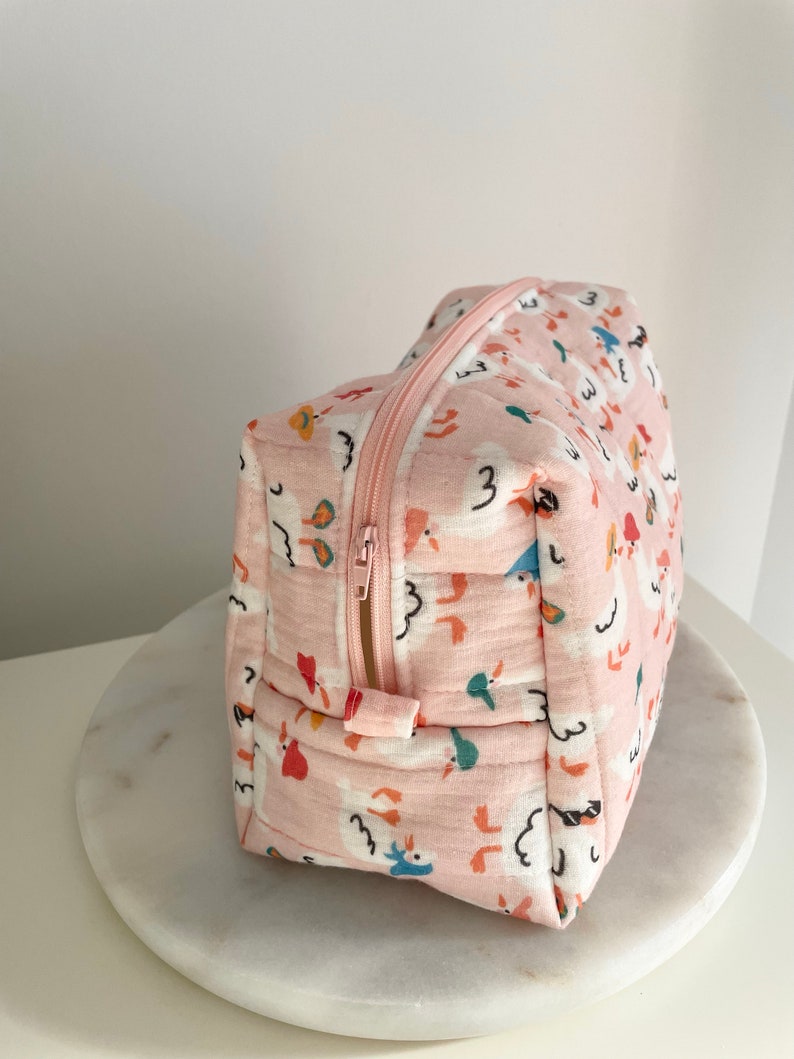 Funny Ducks Muslin Nappy Bag Newborn Baby Hospital Bag Baby Toiletry