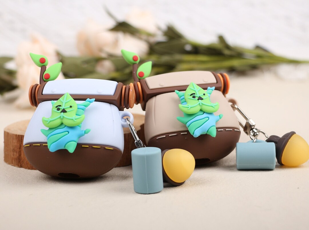 Zeldainspired Korok Backpack Airpods Case Breath of the Wild Style