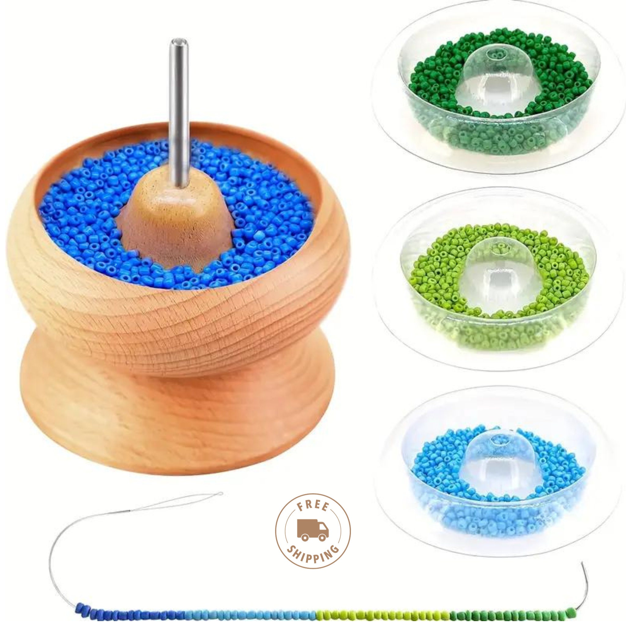 Seed Bead Spinner Needles Various Styles & Sizes. 