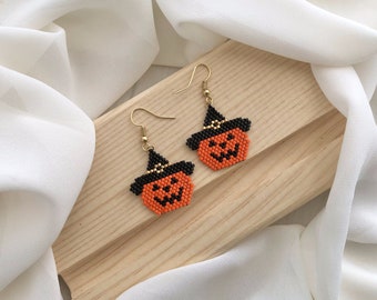Pumpkin Halloween Earring, Halloween Earrings Dangle, Scary Halloween Earring for Gift, Halloween Earrings Charms, Cute Halloween Earrings