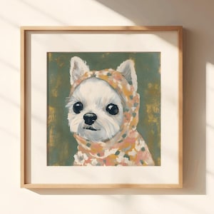 White Yorkshire Terrier Babushka, yorkshire terrier dogs, yorkshire terrier puppy, yorkshire terrier portrait, yorkshire terrier memorial