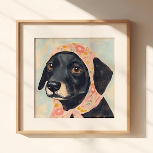 Black Labrador Retriever, babushka labrador, labrador moms, pet dog art, labrador giftful, labrador dog lovers, black labrador art prints