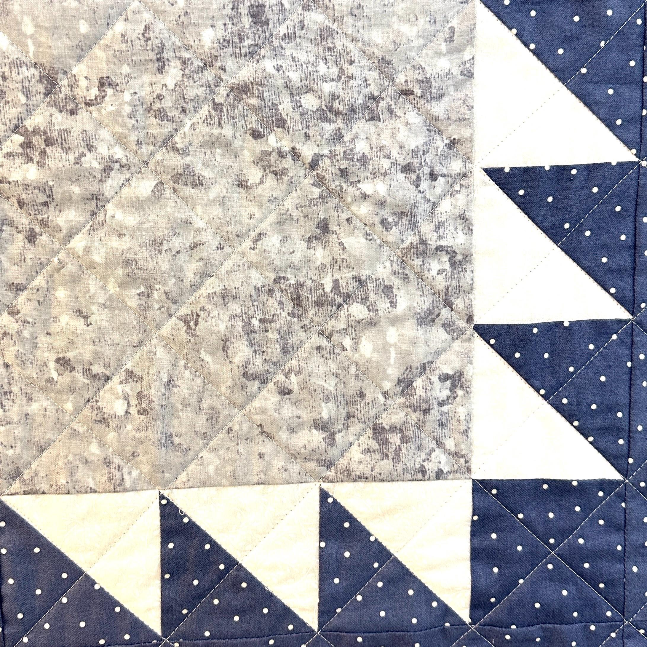 Blue Ridge Bear Paw Quilt – 37” Square Rustic Cabin Decor - Etsy