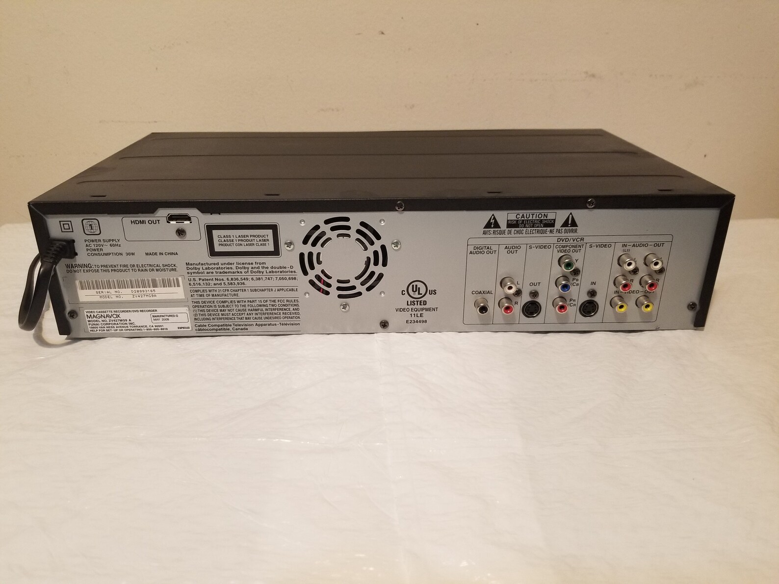 Replacement Remote Control For Magnavox ZV427MG9A/ZV427MG9 DVD Player - Model NB887