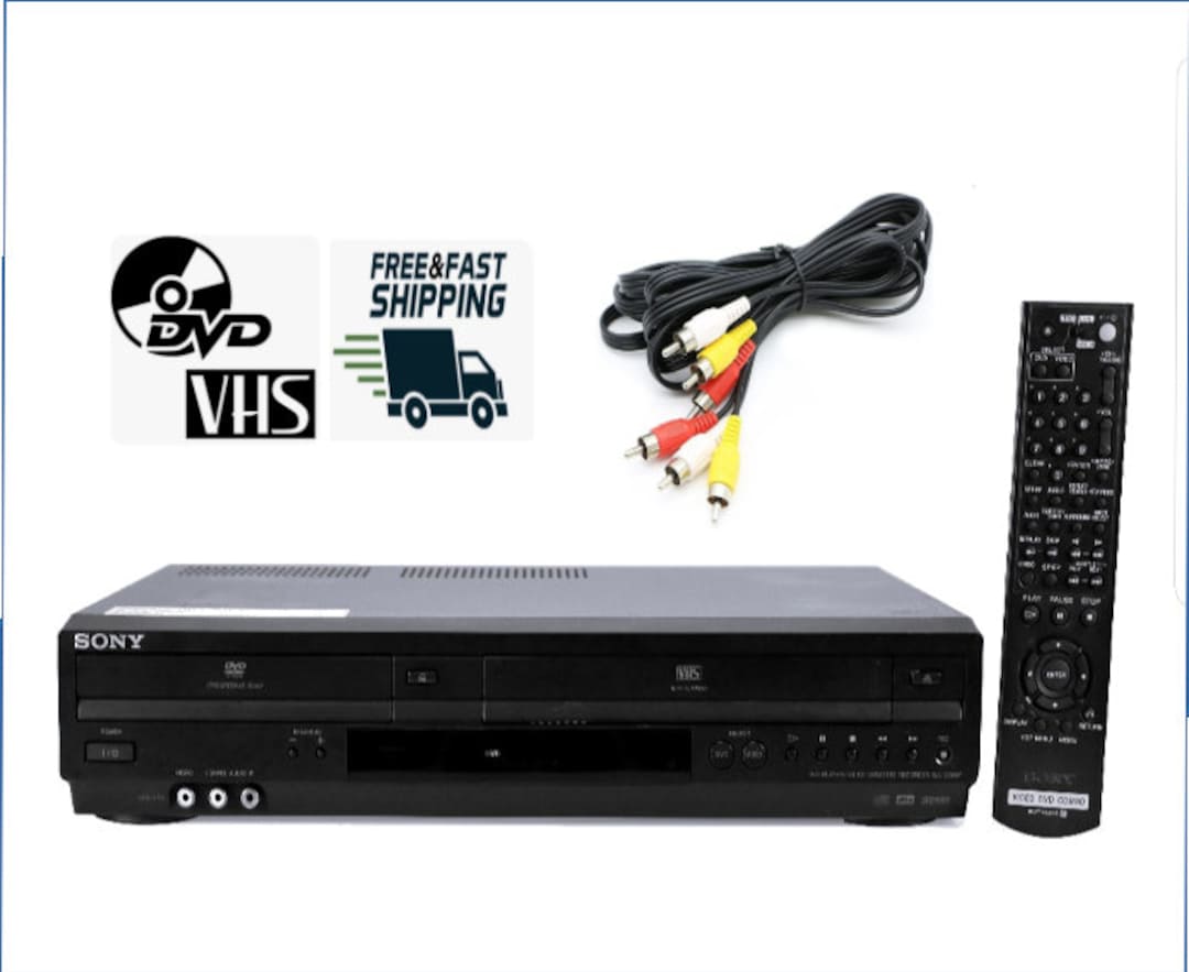 Sony SLVD380P Dvd Vcr Combo Vhs Player Hifi Stereo Remote. Tested