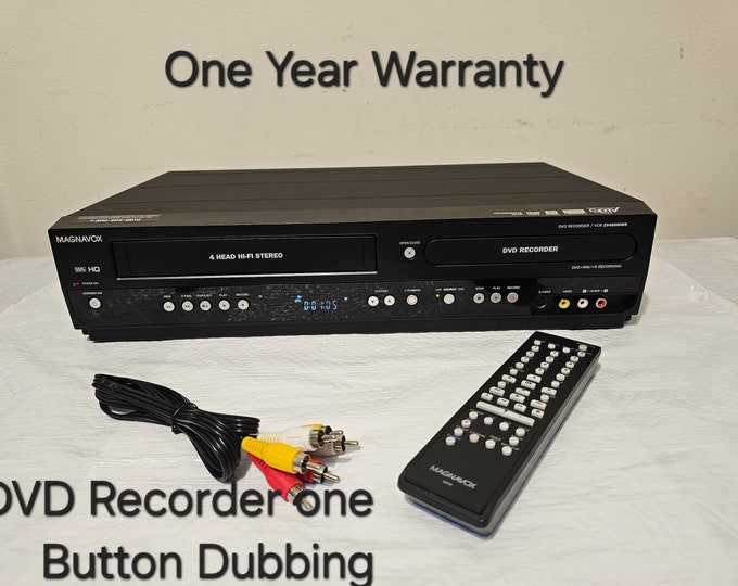 Telecomando Universale Tekswamp Per Magnavox ZV450MW8 / ZV450MW8A - Nuovo, Nero