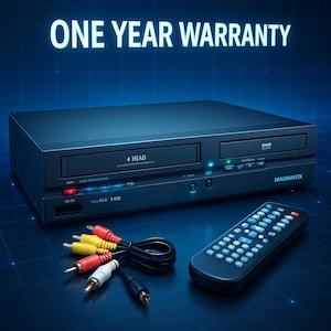 Magnavox MW2205 VCR DVD VHS Player + Fernbedienung, Tested Works 1 Jahr Garantie inklusive Jetzt können Sie alte VHS-Kassetten ansehen