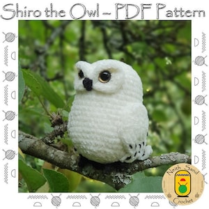 Shiro the Owl amigurumi PDF pattern