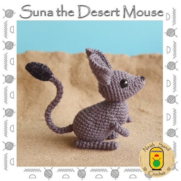 Suna la souris du désert Patron PDF amigurumi