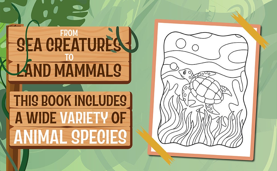 Animal Coloring Pages Coloring Pages Animal Activity Book Coloring Book