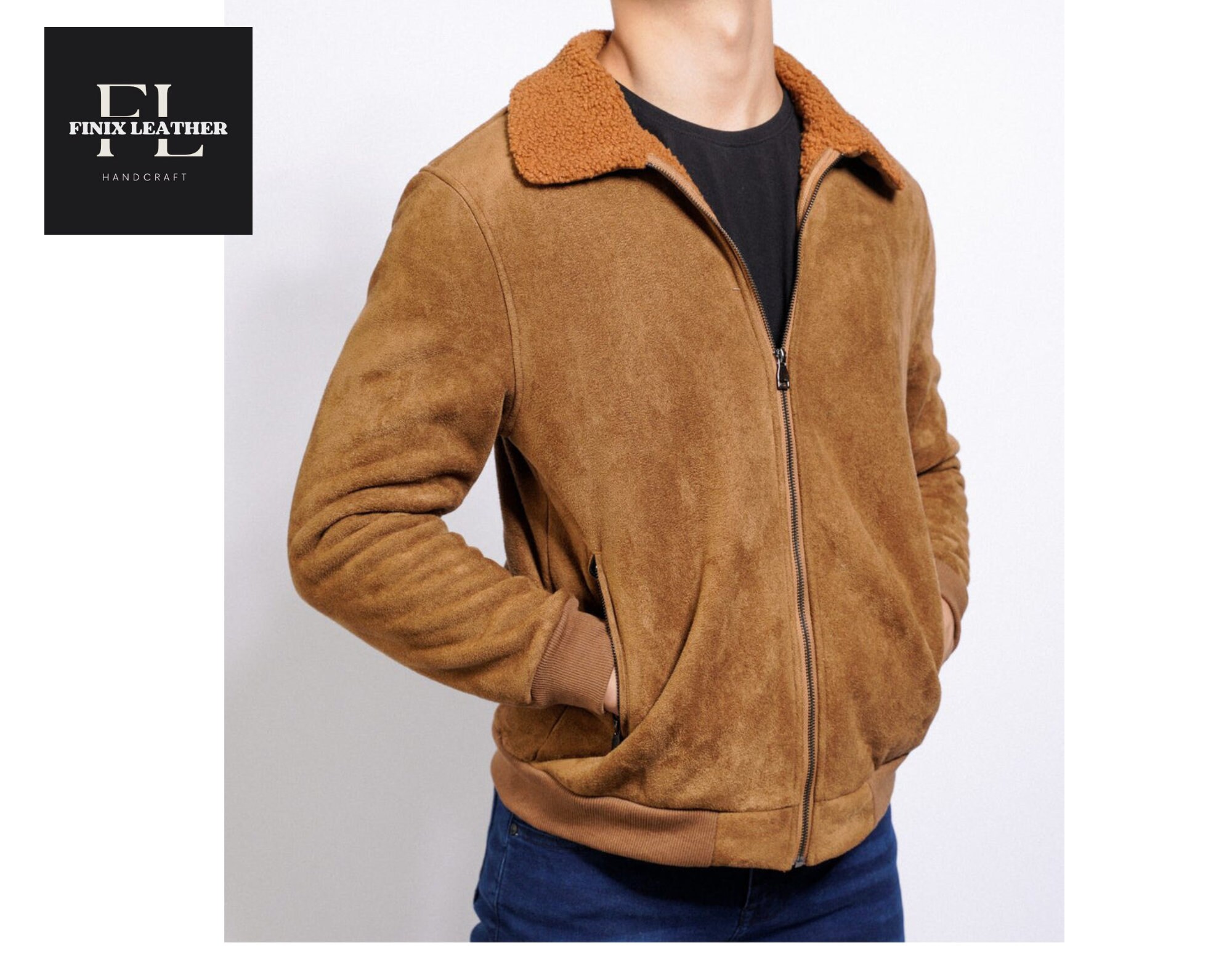 Schott Suede Jacket - Etsy