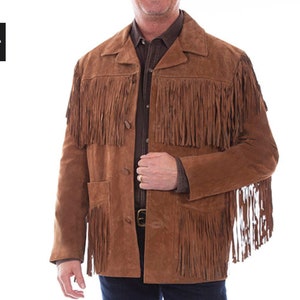 Mens Fringe Jacket Etsy Canada