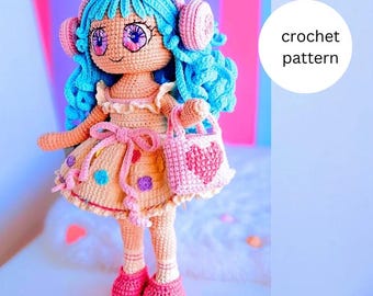 Amigurumi Sea Doll Crochet English Pattern