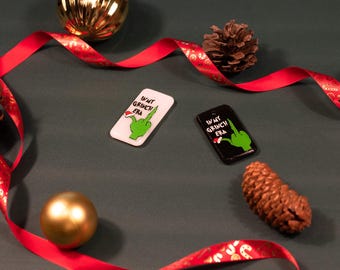 In My Grinch Era Finger Resin Keychain