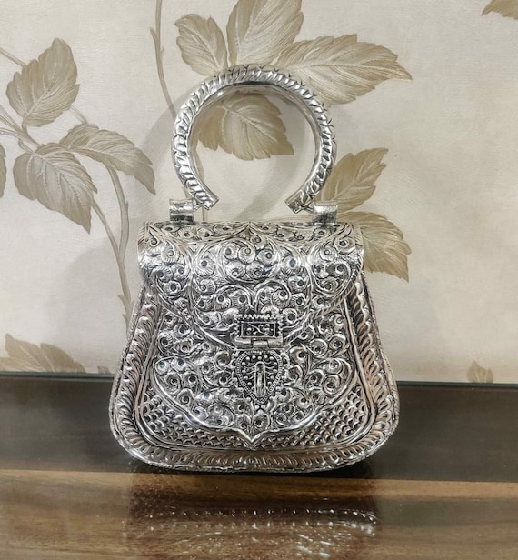 Antique German Silver Chain Mail Purse 1911 Link Bag - Etsy