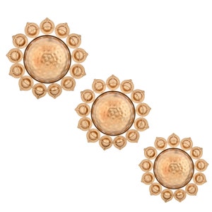 Lotus Urli Bowl - houder voor diya-vormige drijvende kaars en bloemen, diwali-decor, theelichthouder, gratis expreslevering