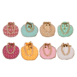 Lote de 200 bolsos de mano bordados hechos a mano indios para mujer/bolsa/bolsa con cordón, favor de boda/regalo de devolución para invitados entrega exprés gratuita