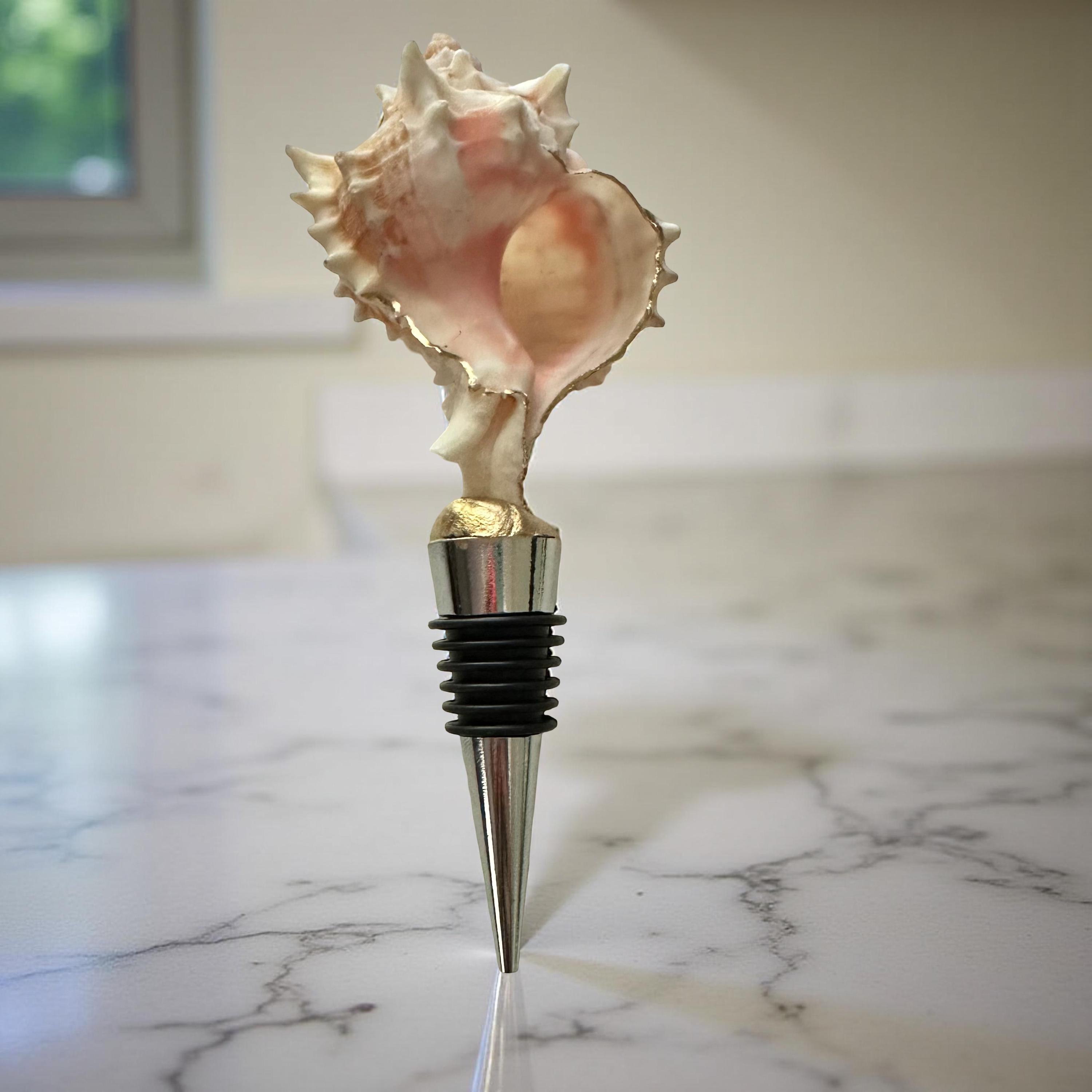 Murex Shell Wine Stopper – Natural Coastal