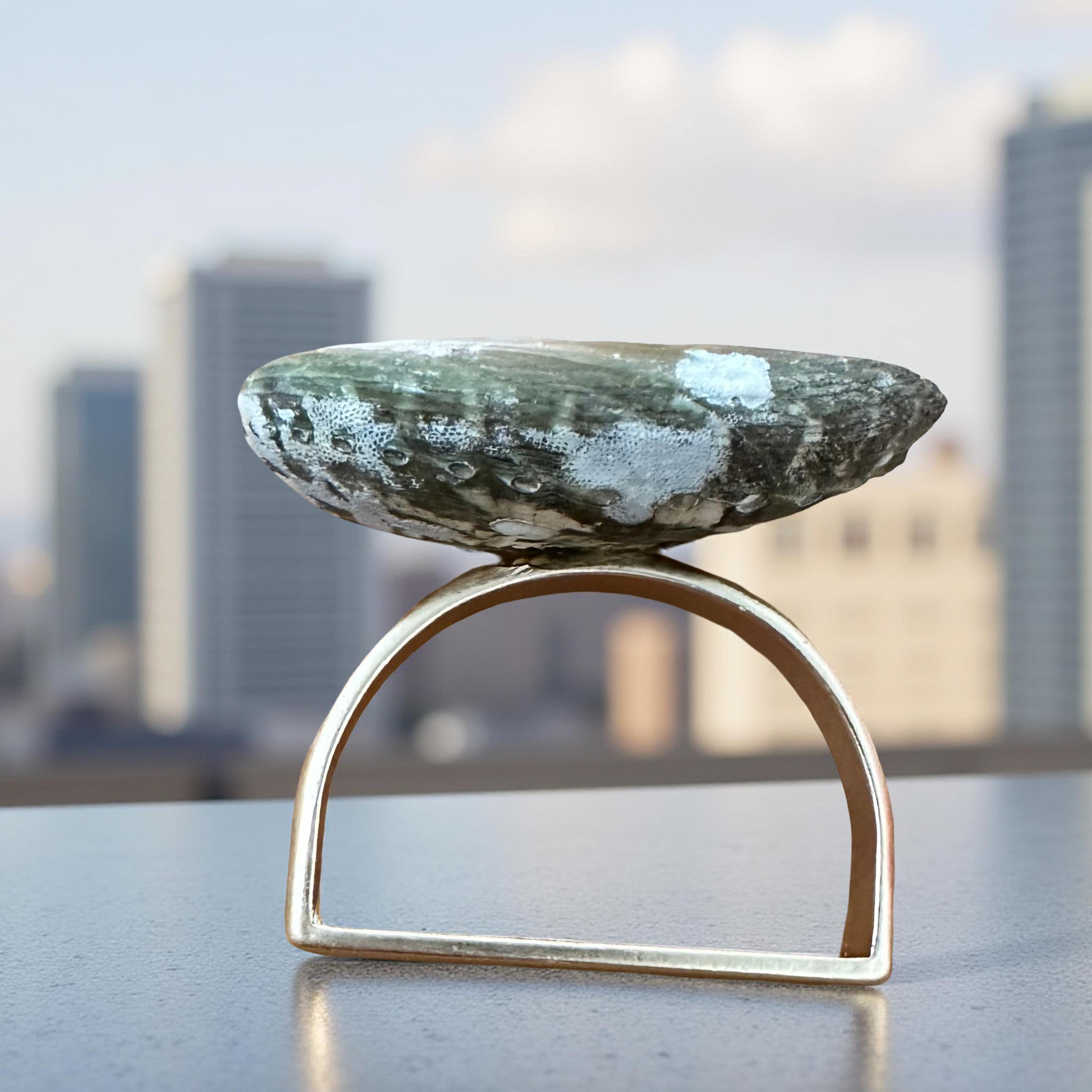 Abalone Shell Napkin Rings: Coastal Table Decor, Set of 6 - Thumbnail 3