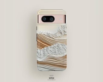 Textured Phone Case Abstract Case | Pixel 9 Case, Pixel 8 Pro XL Case, Pixel 7 Case, Pixel 6 Case | Aesthetic Phone Case Minimalist Case
