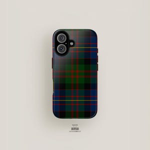 Plaid Phone Case Flannel Tartan | iPhone 16 Case, iPhone 15 Case, iPhone 14 Pro Max Case, iPhone 13 Case | Cozy Checkered Pattern Scottish