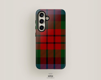 Tartan-Handyhülle Flanell Kariert | Samsung Galaxy S24 Hülle, Galaxy S23 Case, Galaxy S22 Hülle, Samsung S21 Hülle | Kuschelige Mustertasche Schott