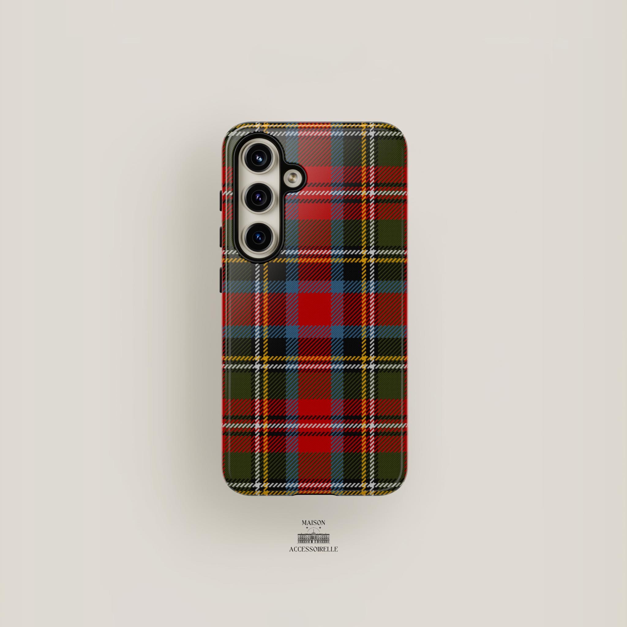 Plaid Tartan Flannel Phone Case | Samsung Galaxy S24 Case, Galaxy S23 Case, Galaxy S22 Case, Samsung S21 Case | Cozy Phone Case Scottish