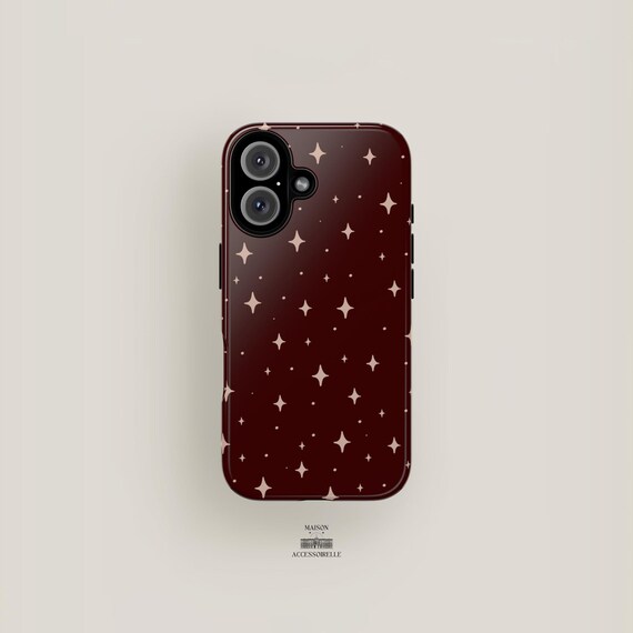 Stars Phone Case Celestial iPhone 16 Pro Max Case, iPhone 15