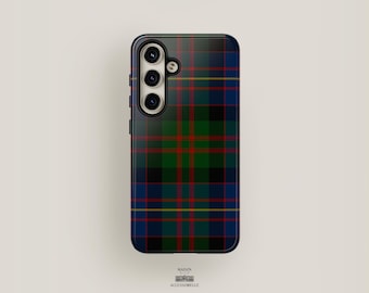 Handyhülle Flanell Tartan Kariert | Samsung Galaxy S24 Hülle, Galaxy S23 Case, Galaxy S22 Hülle, Samsung S21 Hülle | Gemütliches Karo Muster Etui