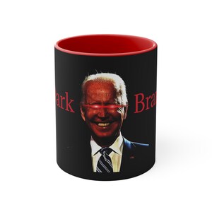 Dark Brandon Biden 2024 Accent Coffee Mug, 11oz Vote Joe Pro Biden Mug 2024 Joe Biden'S Campaign Mug Brandon Is Rising Mug Ceramic Mug