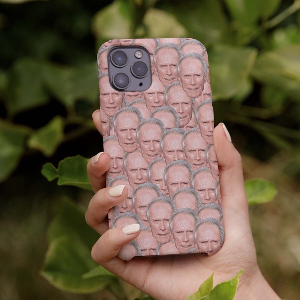 Étui pour portable Clint Eastwood | Coque de portable personnalisée amusante | Coque de portable solide pour les cinéphiles impitoyables | Coque iPhone personnalisée