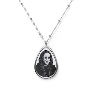 Ozzy Osbourne Necklace | Celebrity Jewelry Gift Idea | Ornament for Ozzy Osbourne Fans | Custom Necklace Gift Idea