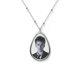 Collar de David Tennant / Idea de regalo de joyería de celebridades / Adorno para fanáticos de las películas Hang Ups / Idea de regalo de collar personalizado