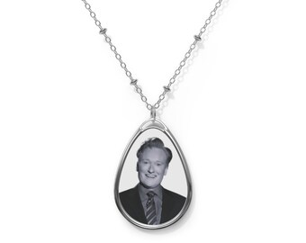 Conan O Brien Necklace | Celebrity Jewelry Gift Idea | Ornament for Conan O Brien Fans | Custom Necklace Gift Idea
