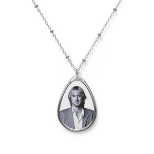 Owen Wilson Necklace | Celebrity Jewelry Gift Idea | Ornament for Zoolander Movie Fans | Custom Necklace Gift Idea