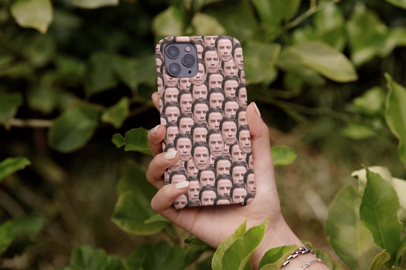 John Travolta Phone Case | Funny Custom Phone Case | Tough Phone Case for Grease Movie Fans | Custom iPhone Case image 1