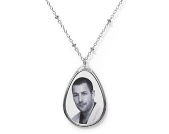 Adam Sandler Necklace | Celebrity Jewelry Gift Idea | Ornament for Going Overboard Movie Fans | Custom Necklace Gift Idea
