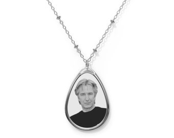 Alan Rickman Necklace | Celebrity Jewelry Gift Idea | Ornament for Truly Madly Deeply Movie Fans | Custom Necklace Gift Idea