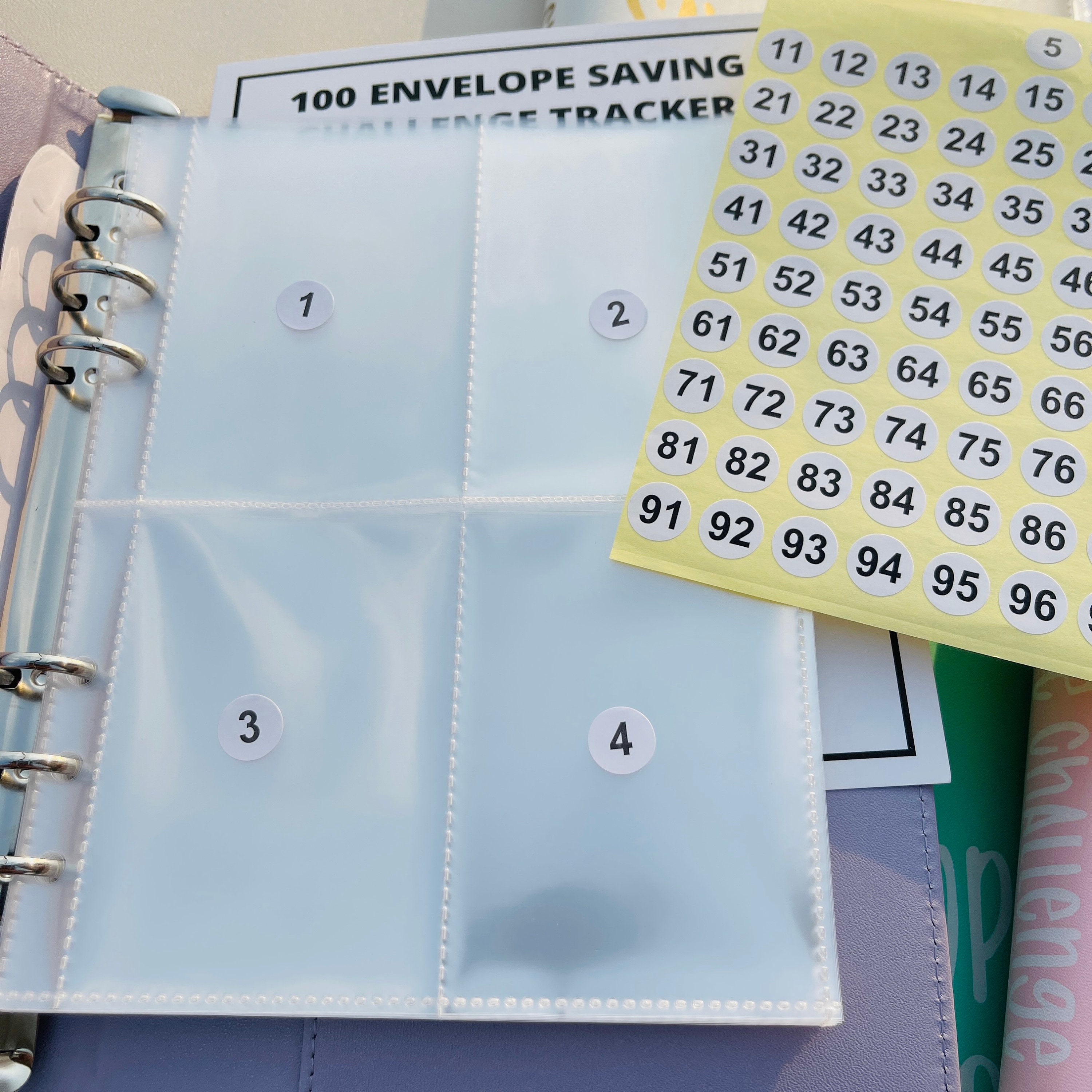 100 envelopes money saving challenge binder 100 envelope challenge