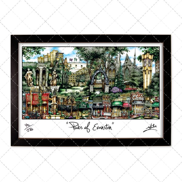Evanston Print Etsy