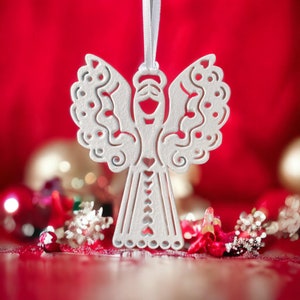 File tagliato al laser per ornamento di angelo *DIGITAL DOWNLOAD*