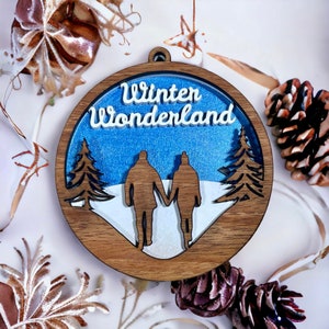 Winter Wonderland SVG Weihnachtsschmuck Laserschnittdatei